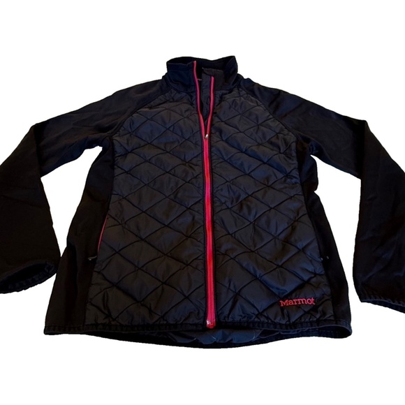Marmot Women's Size S Black Quilted Full Zip Jacket Breast Cancer Awareness - Picture 3 of 7
